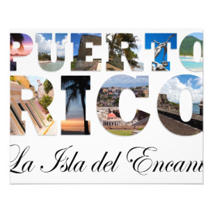 プエルトリコLa Isla Del Encanto フォトプリント