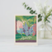 プエルトリコUSAを発見 | ヴィンテージ旅行 ポストカード (スタンド正面)