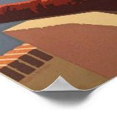 プエルトリコUSAヴィンテージ旅行ポスターアートプリント ポスター (角)