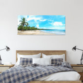 プエルトヴィエホビーチ キャンバスプリント (インサイチュ (寝室))