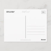 プエルト伝統的服の子ども ポストカード (裏面)