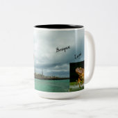 プエルト州旗 ツートーンマグカップ (正面右)