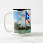 プエルト州旗 ツートーンマグカップ (左)