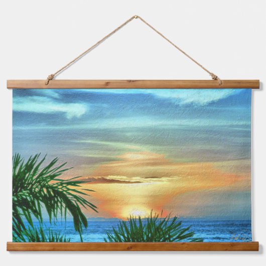 プエルト日没1557 吊り下げ型タペストリー (正面)