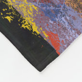 プエルト日没1739 フリースブランケット (角)