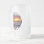 プエルト日没1739 フロストグラスビールジョッキ (正面左)