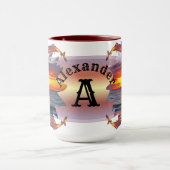 プエルト日没1739 マグカップ (中央)