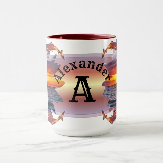 プエルト日没1739 マグカップ (中央)