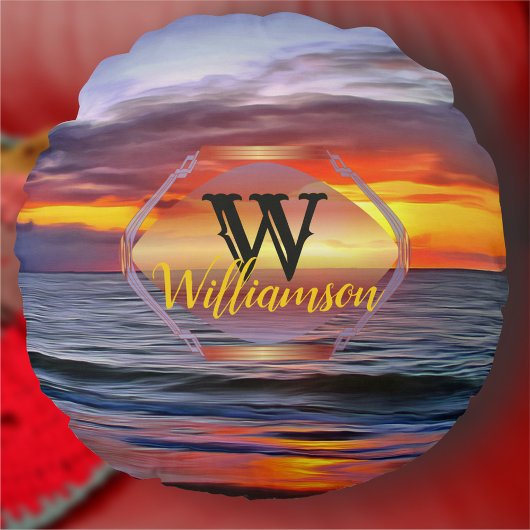 プエルト日没1739 ラウンドクッション