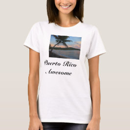 プエルト素晴らしリコビーチ女子Tシャツ Tシャツ
