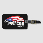 プエルト素晴らしリコボリグア ラゲッジタグ (正面横)