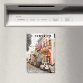 プエルト素晴らしリコヴィンテージトラベル マグネット (インサイチュ (食洗機))