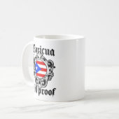プエルト素晴らしリコBoricua Taioヴィンテージロゴ コーヒーマグカップ (正面左)