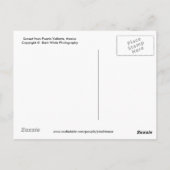 プエルト・バラルタ，メキシコサンセットはがき ポストカード (裏面)