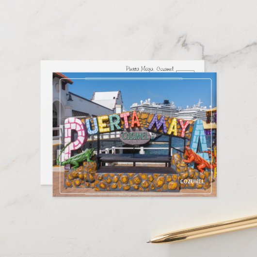 プエルト・マヤ　コスメル　ポストカード ポストカード (正面/裏面インサイチュ)