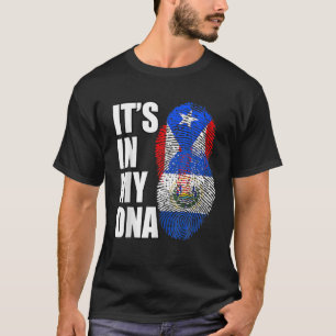 プエルト・リカン・エルサルバドルミックス国旗 Tシャツ
