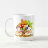 プエルトPenascoメキシコのオウム コーヒーマグカップ (左)