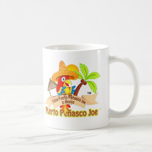プエルトPenascoメキシコのオウム コーヒーマグカップ (右)