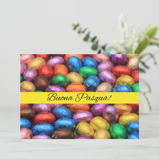 プオナパスクーチョコレートイースターエッグ シーズンカード (スタンド正面)