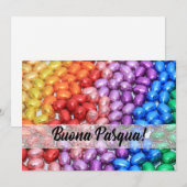 プオナパスクーチョコレートイースターエッグ シーズンカード (正面/裏面)