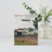 プオルサモアのボート ポストカード (スタンド正面)