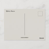 プオルサモアのボート ポストカード (裏面)