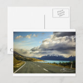 プカキ湖の山調理師への道上 ポストカード (正面/裏面)