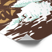 プカスクワ国立公園カナダ旅行芸術ヴィンテージ ポスター (角)