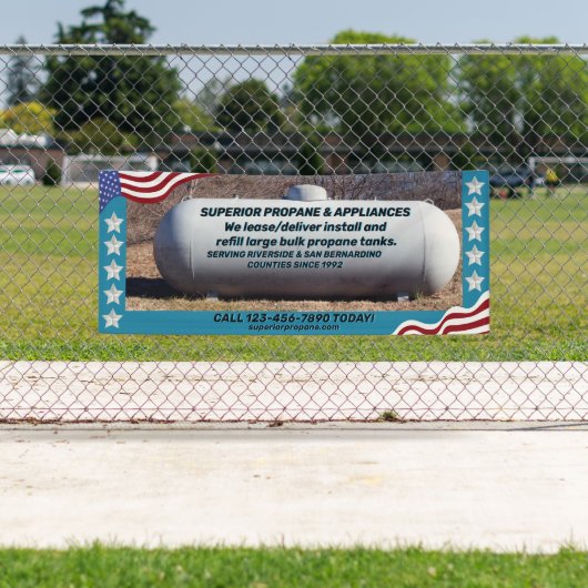 プカスタマイズロンサプライヤータンクのリース補充 横断幕 (インサイチュ)