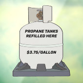 プカスタマイズロンタンク詰めショップフロント ウィンドウサイン (シート3)