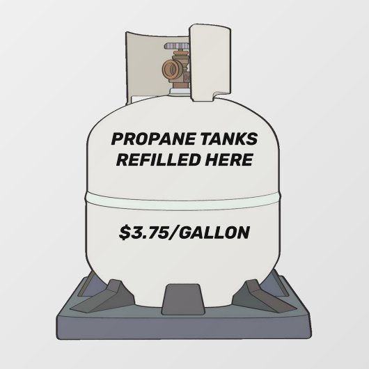 プカスタマイズロンタンク詰めショップフロント ウィンドウサイン (シート)