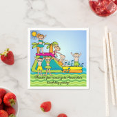 プカスタマイズールパーティー誕生日紙ナプキンス スタンダードカクテルナプキン (インサイチュ)