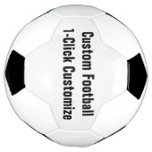 プカスタムリントフットボールをパーソナライズ サッカーボール (回転)