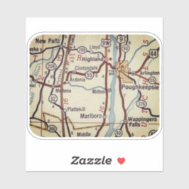 プキープシヴィンテージマップ シール