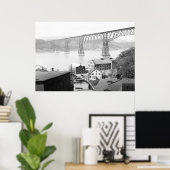 プキープシー・ブリッジ， 1904 ポスター (ホームオフィス)