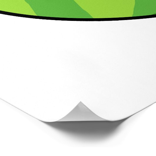 プクンバーキュウリおもしろいープン ポスター (角)