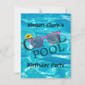 プクールール誕生日パーティー 招待状 (正面)