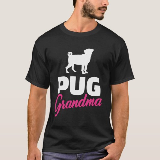 プグおばあちゃん Tシャツ (正面)