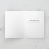 プグおもしろいおめでとう美しい学校卒業 カード (内部)