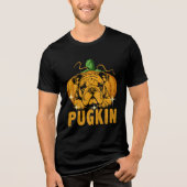 プグおもしろいキンパグ恋人 トライブレンドＴシャツ (正面)
