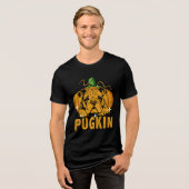 プグおもしろいキンパグ恋人 トライブレンドＴシャツ (正面全面)