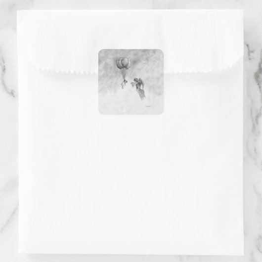 プグとエンジェル スクエアシール (バッグ)