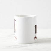 プグのライフマグ（ピンク） コーヒーマグカップ (中央)