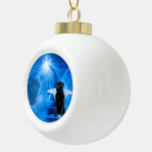 プグイン天国アズエンジェル悔やみや弔慰 セラミックボールオーナメント (右)