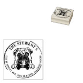 プグカスタム差出人住所 ラバースタンプ (押印)