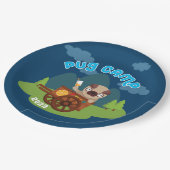 プグキャンプ2023 ペーパープレート (アングル)