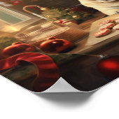 プグクリスマスクッキーフェスティバルホリデイ ポスター (角)