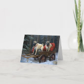 プグクリスマスフェスティバルシーズン カード (正面)