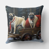 プグクリスマスフェスティバルシーズン クッション (裏面)