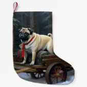 プグクリスマスフェスティバルシーズン スモールクリスマスストッキング (正面)